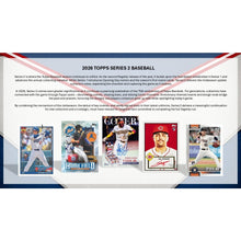 Load image into Gallery viewer, 2026 Topps Series 2 Hobby Baseball (6) Box 1/2 Case Break #3 - Pick Your Team