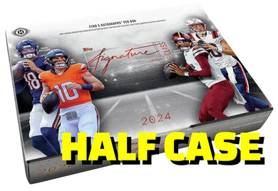 2024 Topps Signature Class Football (3) Box 1/2 Case Break #2 - Pick Your Team