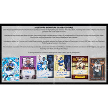 Load image into Gallery viewer, (BREAKS FRIDAY 6/5) 2025 Topps Signature Class Jumbo Football (3) Box Break #2 - Pick Your Team