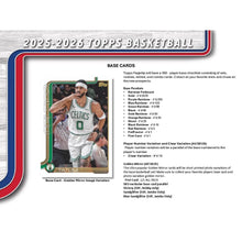 Load image into Gallery viewer, (BREAKS THURSDAY 10/23) 2025-26 Topps JUMBO Basketball (2) Box Break #4- Pick Your Team (DALLAS RANDOMED TO BREAK!)