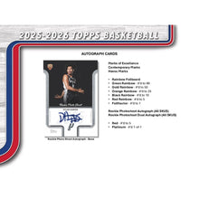 Load image into Gallery viewer, (BREAKS THURSDAY 10/23) 2025-26 Topps JUMBO Basketball (2) Box Break #4- Pick Your Team (DALLAS RANDOMED TO BREAK!)