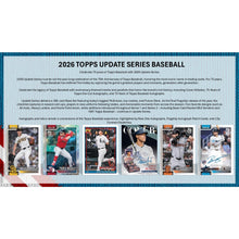 Load image into Gallery viewer, (BREAKS WEDNESDAY 7/14) 2026 Topps Update Series Jumbo Baseball (3) Box 1/2 Case Break #1 - Pick Your Team